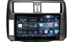 Магнитола для Toyota Land Cruiser Prado 150 (09.2009-10.2013) 71065S 9 дюймов серебро